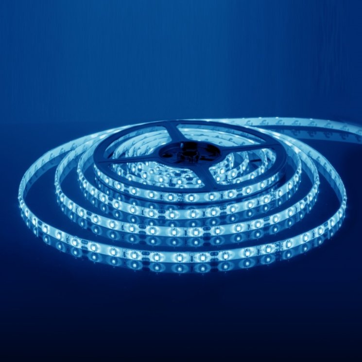 5м. Светодиодная лента синего цвета 5050, 14,4W, 24V, 60LED/m, IP65 Elektrostandard (a052976)