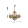 Люстра с лампочками Favourite Brendy 1738-8P+Lamps