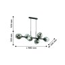 Подвесная люстра с лампочками Favourite Traube 2361-6P+Lamps E27 P45