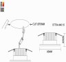 Встраиваемый светодиодный светильник St Luce ST704.448.10