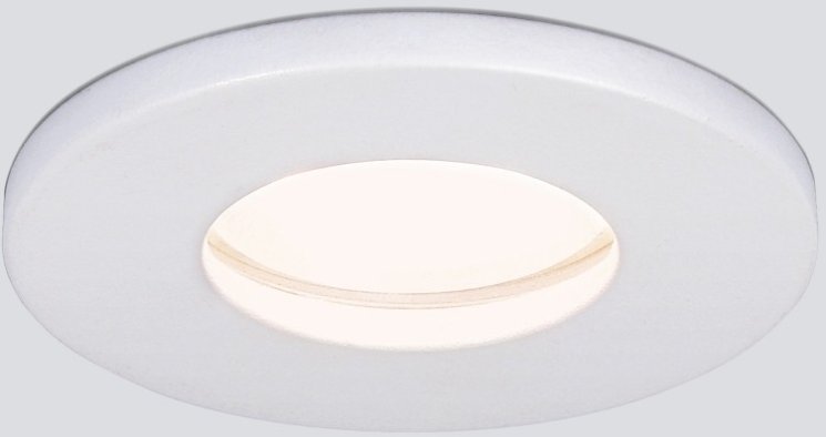 Встраиваемый влагозащищенный светильник Elektrostandard 125 MR16 белый матовый (a053361)
