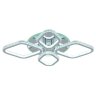 Светодиодная диммируемая люстра с ПДУ Profit Light 8044/2+2 CHR 160W+8W RGB