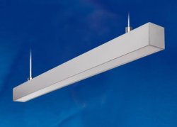Светильник линейный светодиодный подвесной Uniel ULO-K10D 60W/5000K/L120 IP65 SILVER (UL-00004208)