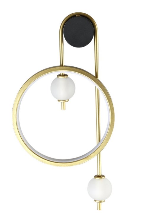 Настенный светильник Crystal Lux RODRIGO AP20W LED BLACK/GOLD