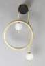Настенный светильник Crystal Lux RODRIGO AP20W LED BLACK/GOLD