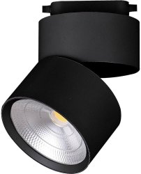 Светодиодный светильник Feron AL107 трековый однофазный на шинопровод 25W, 90 градусов, 4000К, черный 32478