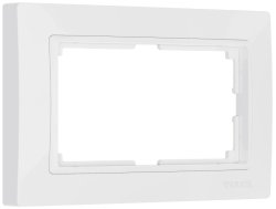Рамка для двойной розетки (белый, basic) Werkel W0082001