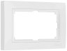 Рамка для двойной розетки (белый, basic) Werkel W0082001
