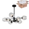 Люстра на штанге с лампочками Favourite Recens 2626-8P+Lamps E27 P45