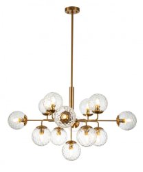 Люстра на штанге Indigo Cocoon 11008/13P Brass