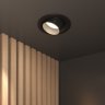 Встраиваемый светодиодный светильник Elektrostandard 9919 LED 10W 4200K черный (a052458)