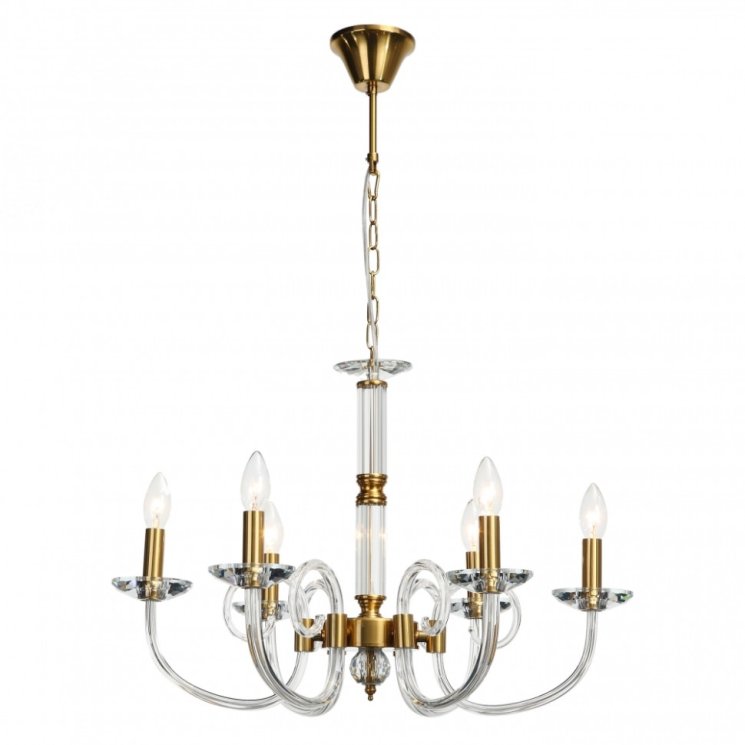 Подвесная люстра с хрусталем Glass Stilfort 1050/03/06P