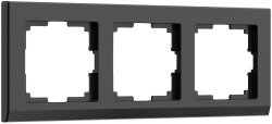 Рамка на 3 поста (черный) Werkel W0031808