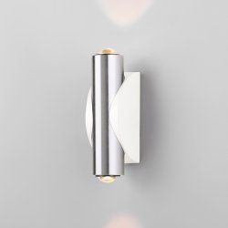 Настенный светодиодный светильник Elektrostandard Steel LED 40109/LED белый/сталь (a055628)