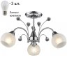 Потолочная люстра с лампочками Velante 707-107-03+Lamps E27 P45