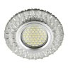 Встраиваемый светильник с LED подсветкой Fametto Luciole DLS-L138 Gu5.3 Glassy/Clear (UL-00003868)