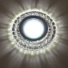 Встраиваемый светильник с LED подсветкой Fametto Luciole DLS-L138 Gu5.3 Glassy/Clear (UL-00003868)