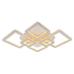 Светодиодная диммируемая люстра с ПДУ Profit Light 8048/4+2 WHT 364W+14W RGB