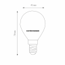 Филаментная лампа Е14 6W 3300К (теплый) G45 Electrostandard BLE1408 (a049060)