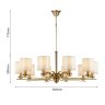 Люстра подвесная Favourite Venustus с лампочками 2679-10P+Lamps E14 Свеча