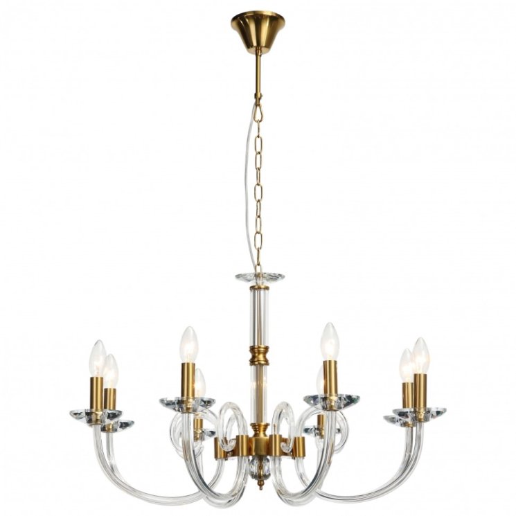 Подвесная люстра с хрусталем Glass Stilfort 1050/03/08P