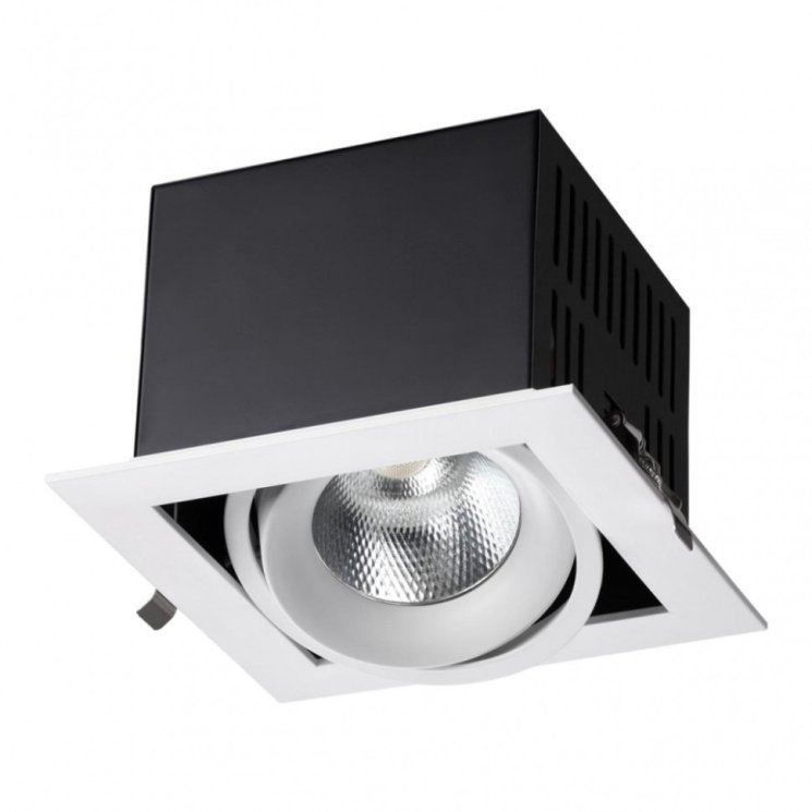 Встраиваемый карданный светильник Spot Novotech Gesso NT20 113 358440