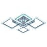 Светодиодная диммируемая люстра с ПДУ Profit Light 8050/2+2 CHR