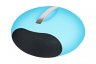 Интерьерная настольная лампа светодиодная RGB с управлением пультом и смартфоном белая iLedex Giggle ELS1155-CH WH