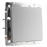 Выключатель одноклавишный (серебряный) Werkel W1110006