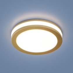 Светильник встраиваемый Elektrostandard DSKR80 5W 4200K SGD золото матовый (a049509)