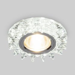 Встраиваемый светильник с LED подсветкой Elektrostandard 6037 MR16 SL (a031519)