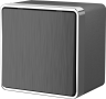 Выключатель одноклавишный влагозащищенный Gallant (графит рифленый) Werkel W5010204