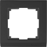 Рамка на 1 пост (черный) Werkel W0011808