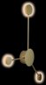 Настенный светодиодный светильник Loft It Rays 10059GD