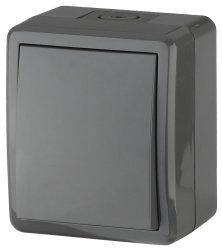 Выключатель одноклавишный ЭРА Эксперт 10AX 250V IP54 11-1401-03 Б0020670