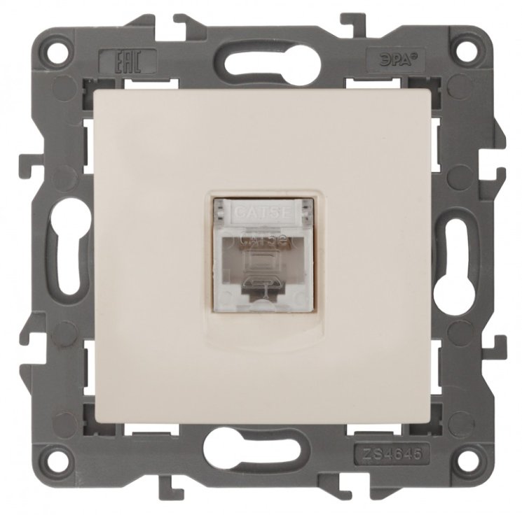 Розетка информационная RJ45 ЭРА Elegance 14-3107-02 Б0034303