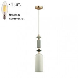 Подвесной светильник с лампочкой Odeon Light Candy 4861/1D+Lamps E14 Свеча