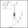 Подвесной светильник с лампочкой Odeon Light Candy 4861/1D+Lamps E14 Свеча