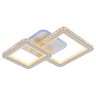Светодиодная диммируемая люстра с ПДУ Profit Light 8048/2 WHT 142W+8W RGB