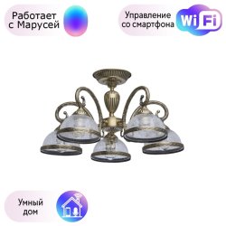 Потолочная люстра MW-Light Аманда 6 с поддержкой Маруся 481011805-М