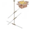 Люстра на штанге с лампочками Odeon Light Soho 4306/6+Lamps G9