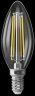 Филаметная светодиодная лампа Е14 6,5W 2800К (теплый) Crystal Voltega 7134