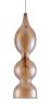 Подвесной светильник Crystal Lux Iris SP1 B Amber