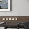 Рамка на 5 постов Favorit (латте, стекло) Werkel W0051142