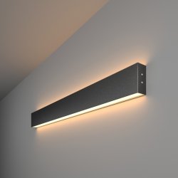 Линейный накладной светильник Elektrostandard 78см 30W 3000K 101-100-40-78 черная шагрень (a042926)