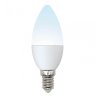 Светодиодная лампа E14 6W 4000K (белый) Multibright Uniel LED-C37-6W-NW-E14-FR-MB PLM11WH (UL-00002374)