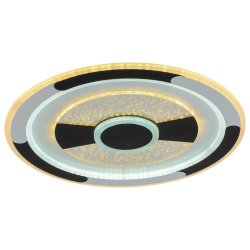 Потолочный диммируемый светильник с пультом ДУ Profit Light 7013 WHT+BLK 132W