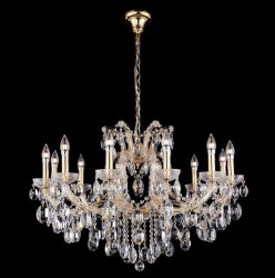 Подвесная люстра Crystal Lux Hollywood SP12 Gold (2011/312)