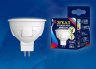 Диммируемая светодиодная лампа GU5.3 6W 3000K (теплый) Uniel LED-JCDR 6W-WW-GU5.3-FR-DIM PLP01WH (UL-00003991)