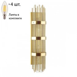 Настенный светильник с лампочками Odeon Light Empire 4854/4W+Lamps E14 Свеча